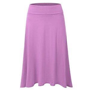 DRESSIS Women's Basic Elastic Waist Band